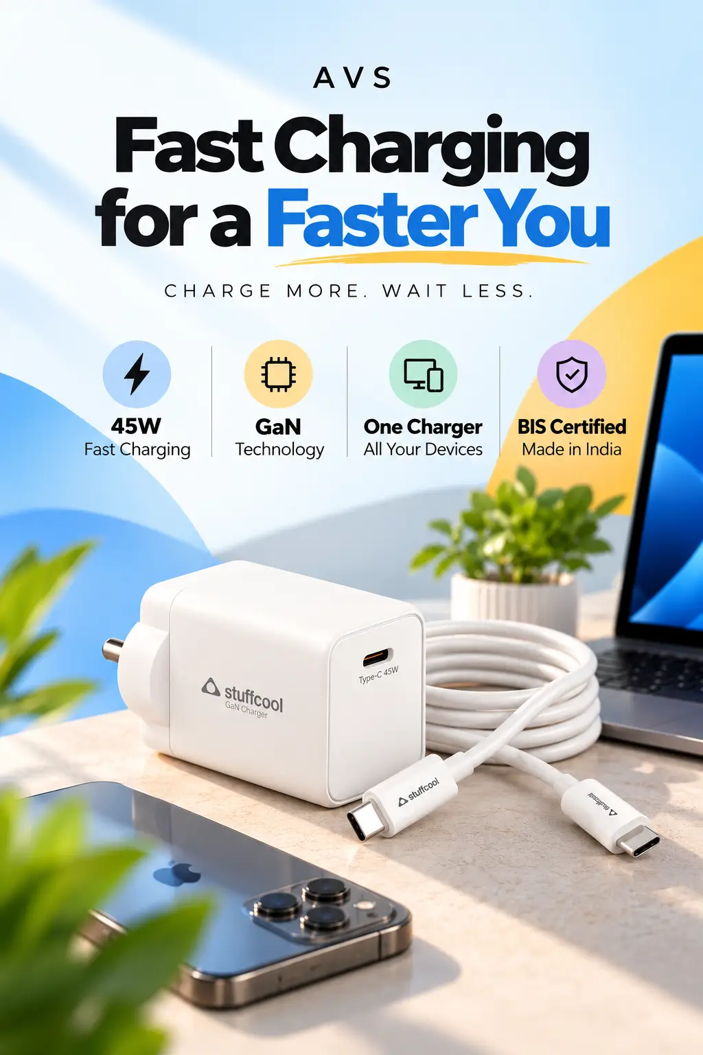 45W Fast Charger, Faster You